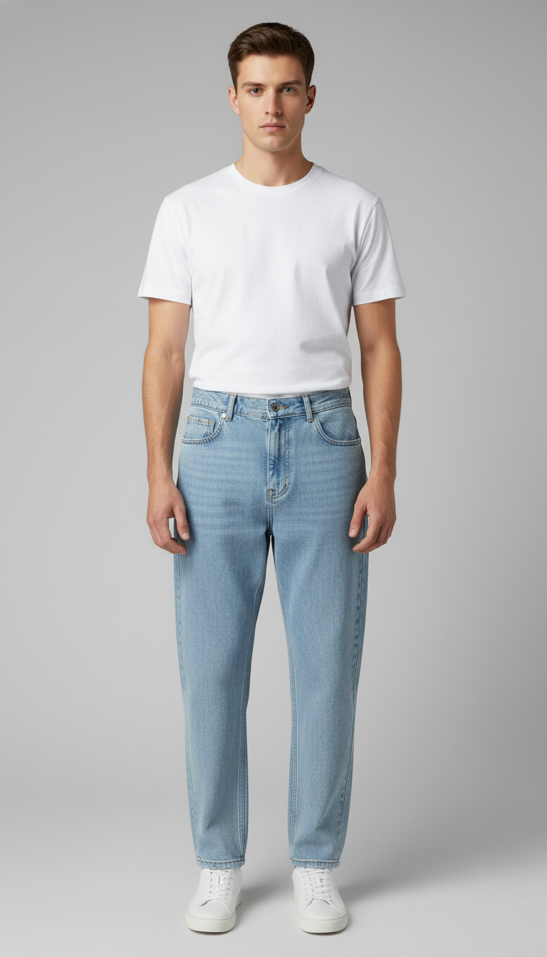 Dior Men’s Light Blue Straight Fit Denim Jeans
