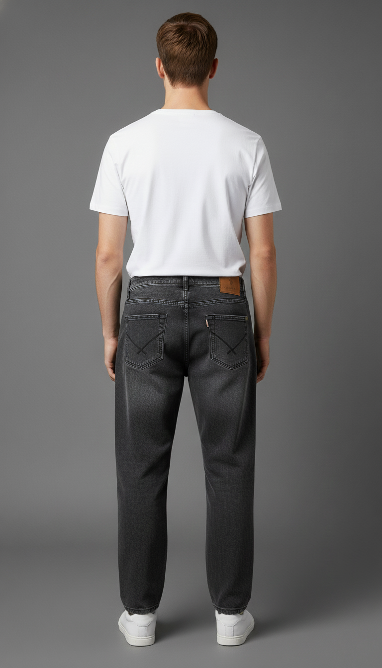 U.S. Polo Assn. Men's Charcoal Grey Relaxed Fit Jeans