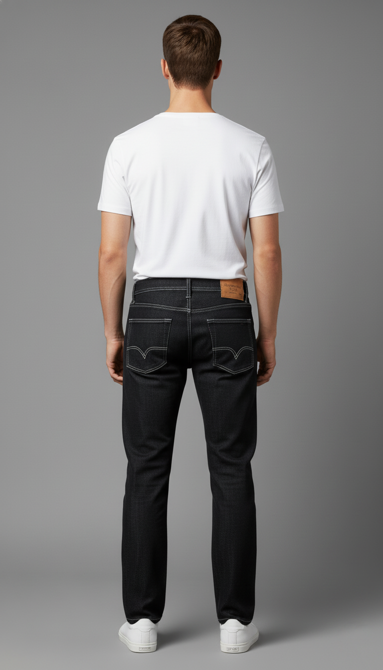 Abercrombie & Fitch Men’s Slim Fit Black Denim Jeans