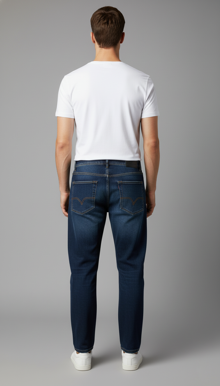 Joiner Men’s Classic Mid Blue Regular Fit Jeans