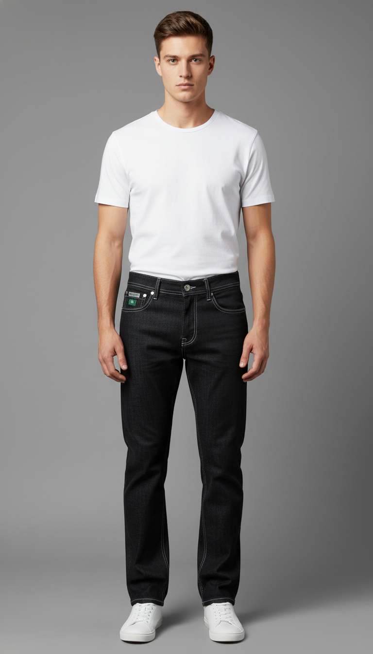 Abercrombie & Fitch Men’s Slim Fit Black Denim Jeans